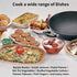 Hawkins Futura Non-stick Kadhai 30 cm Diameter with Lid 4 L (NK40S)