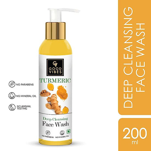 Good Vibes Turmeric Deep Cleansing Face Wash