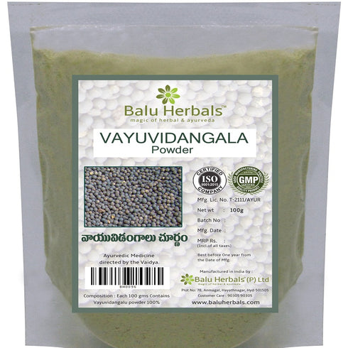 Balu herbals vayuvidangala powder
