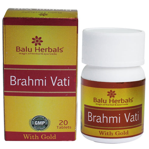 Balu Herbals Brahmi Vati Gold 20t