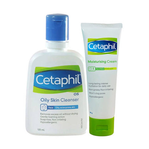 Cetaphil Oil Skin Cleansing and Moisturizing Combo