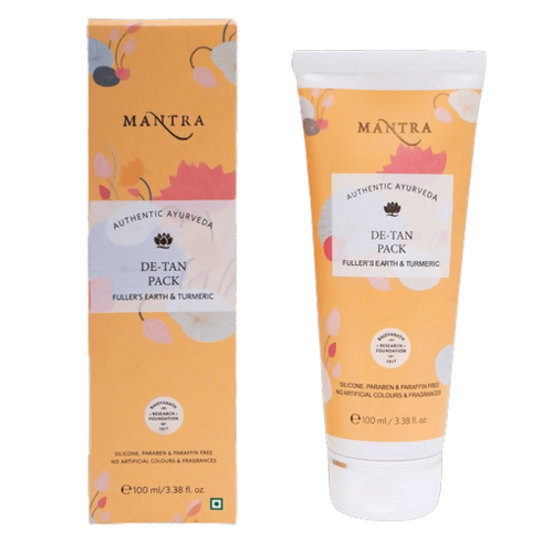 Mantra Herbal De Tan Pack Fuller's Earth And Turmeric