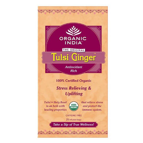 Organic India Tulsi Ginger Antioxidant Herbal Tea
