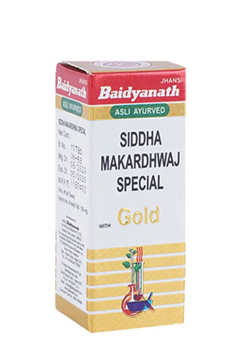 Baidyanath (Jhansi) Siddha Makardhwaj Special with Gold 10tab