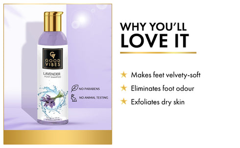 Good Vibes Lavender Foot Shampoo 120ml