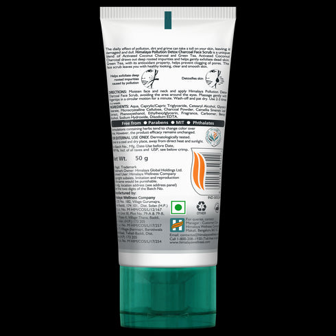Himalaya Herbals Pollution Detox Charcoal Face Scrub