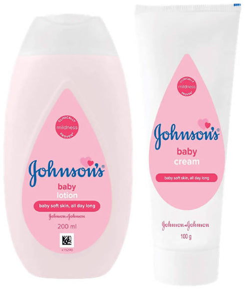 Johnson's Baby Lotion And Baby Cream Combo
