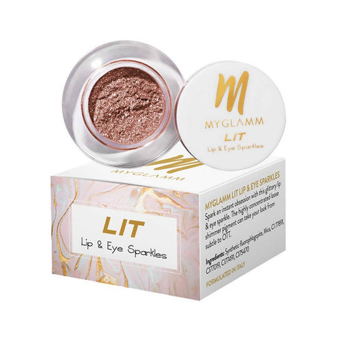 MyGlamm LIT Lip & Eye Sparkle Her Royal Hotness