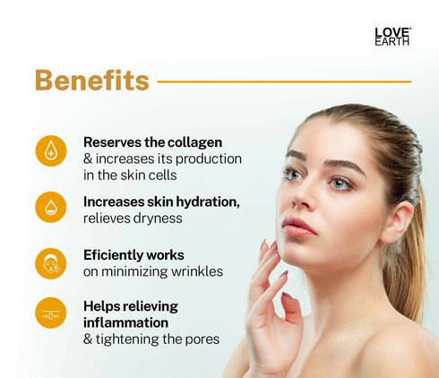 Love Earth Retinol 2.5% Vitamin E and Hyaluronic Acid Face Serum