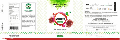 The Tea Planet Saffron Flavoured Instant Green Tea