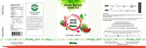 The Tea Planet Watermeoln Flavoured Instant Green Tea