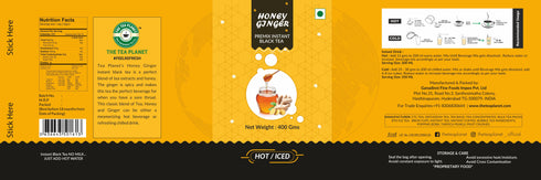 The Tea Planet Honey Ginger Flavoured Instant Black Tea