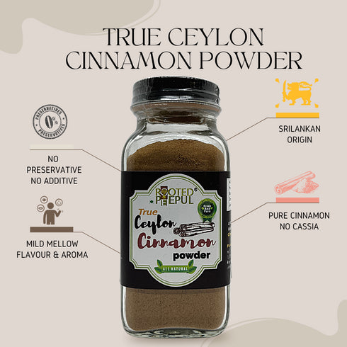 Rooted Peepul Ceylon Cinnamon Powder