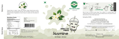 The Tea Planet Jasmine Bubble Tea Premix