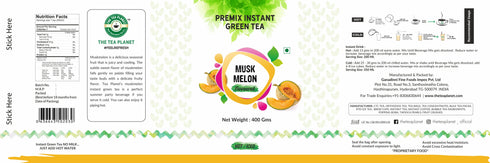 The Tea Planet Muskmelon Flavoured Instant Green Tea