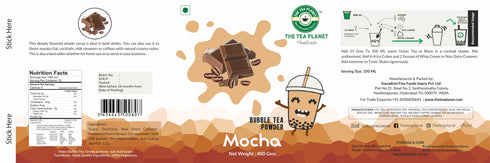 The Tea Planet Coffee Mocha Bubble Tea Premix