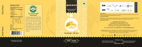 The Tea Planet Banana Flavoured Instant Black Tea
