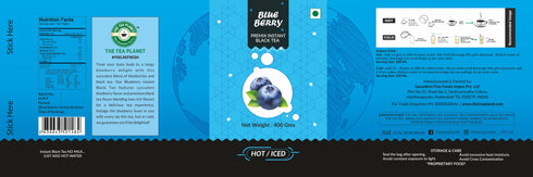 The Tea Planet Blueberry Flavoured Instant Black Tea