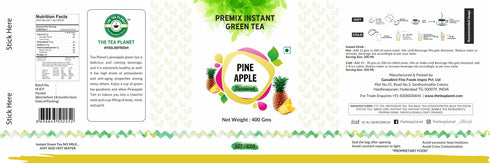The Tea Planet Pineapple Flavoured Instant Green Tea