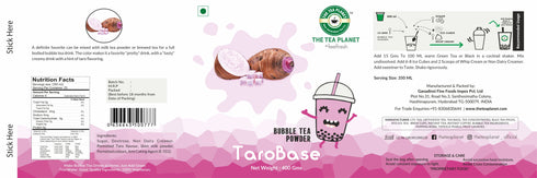 The Tea Planet Taro Base Bubble Tea Premix
