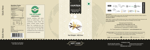 The Tea Planet Vanilla Flavoured Instant Black Tea