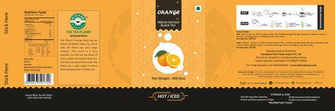 The Tea Planet Orange Flavoured Instant Black Tea
