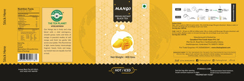 The Tea Planet Mango Flavoured Instant Black Tea