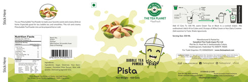 The Tea Planet Pista Bubble Tea Premix