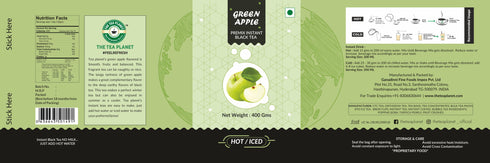 The Tea Planet Green Apple Flavoured Instant Black Tea