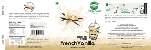 The Tea Planet French Vanilla Bubble Tea Premix