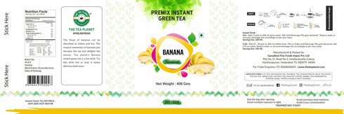 The Tea Planet Banana Flavoured Instant Green Tea