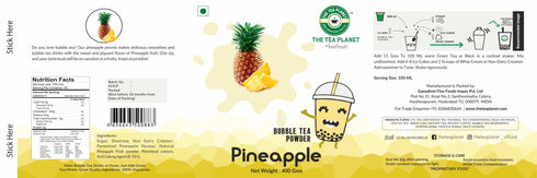 The Tea Planet Pineapple Bubble Tea Premix