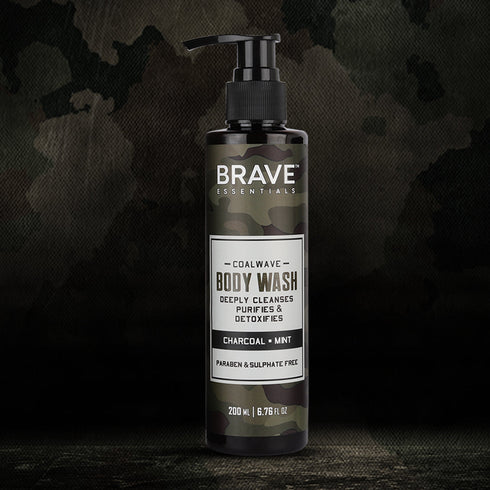 Brave Essentials Coalwave Body Wash 200ml