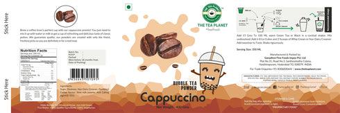 The Tea Planet Cappuccino Bubble Tea Premix