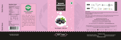 The Tea Planet Black Currant Flavoured Instant Black Tea