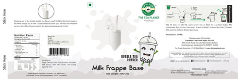 The Tea Planet Milk Flavour Bubble Tea Premix