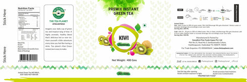 The Tea Planet Kiwi Flavoured Instant Green Tea