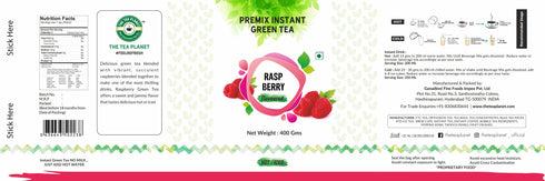 The Tea Planet Raspberry Flavoured Instant Green Tea