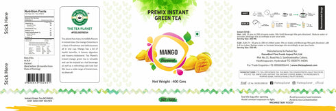 The Tea Planet Mango Flavoured Instant Green Tea