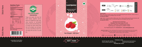 The Tea Planet Raspberry Flavoured Instant Black Tea