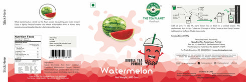 The Tea Planet Watermelon Bubble Tea Premix