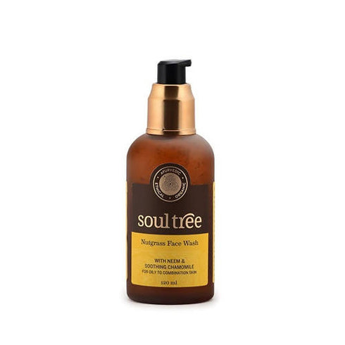 Soultree Nutgrass Face Wash & Anti|Wrinkle Cream Set