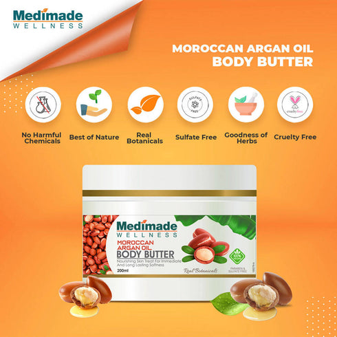 Medimade Wellness Moroccan Argan Oil Body Butter