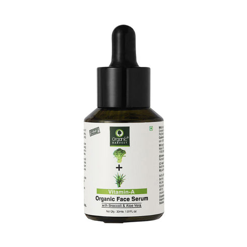 Organic Harvest Vitamin A Organic Face Serum with Broccoli & Aloe Vera