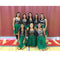 Black, and Green Fancy Dance Costume
