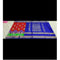 Pochampally Ikkat Silk Red Color Saree With Blue Color Border