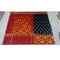 Pochampally Ikkat Silk Black Color Saree With Red Color Border