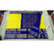 Pochampally Ikkat Silk Yellow Color Saree With Dark Blue Color Border