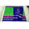 Pochampally Ikkat Silk Parrot Green Color Saree With Dark Blue Color Border