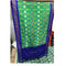 Pochampally Green Color With Blue Border Dupatta